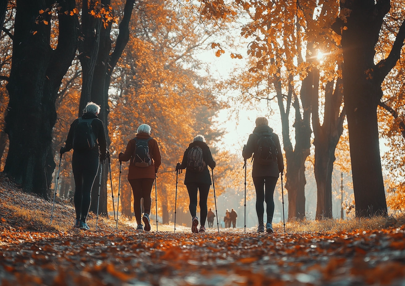 Скандинавська ходьба для пенсіонерів
